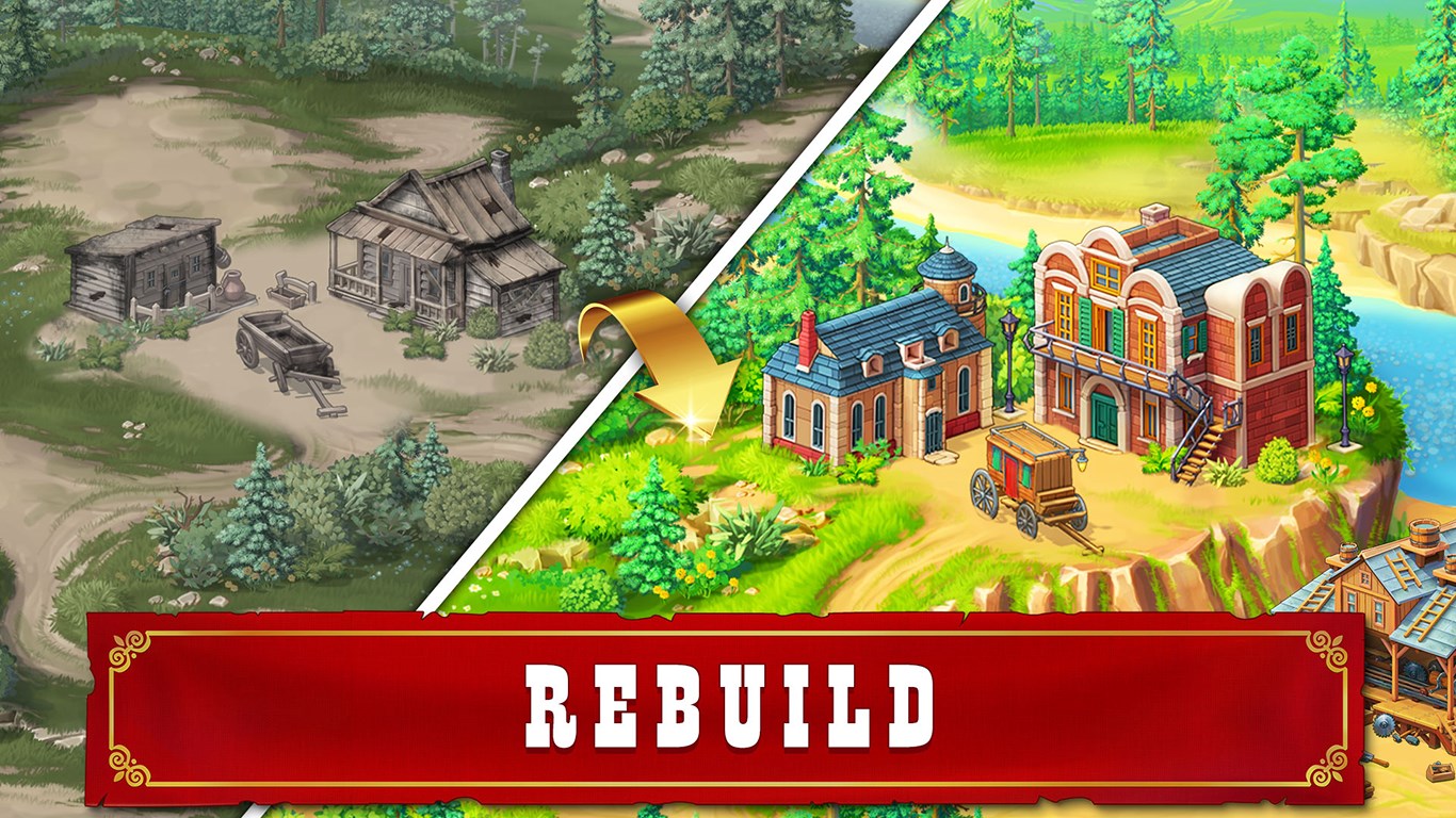 Jewels of the Wild West: Match 3 Puzzle Game screenshot 3
