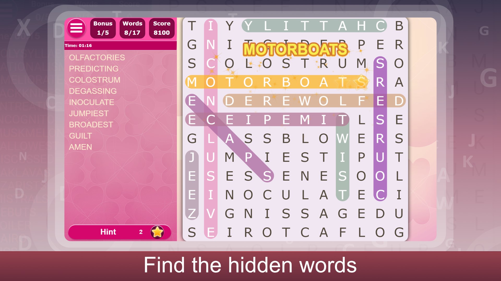 Amazing Word Search screenshot 2