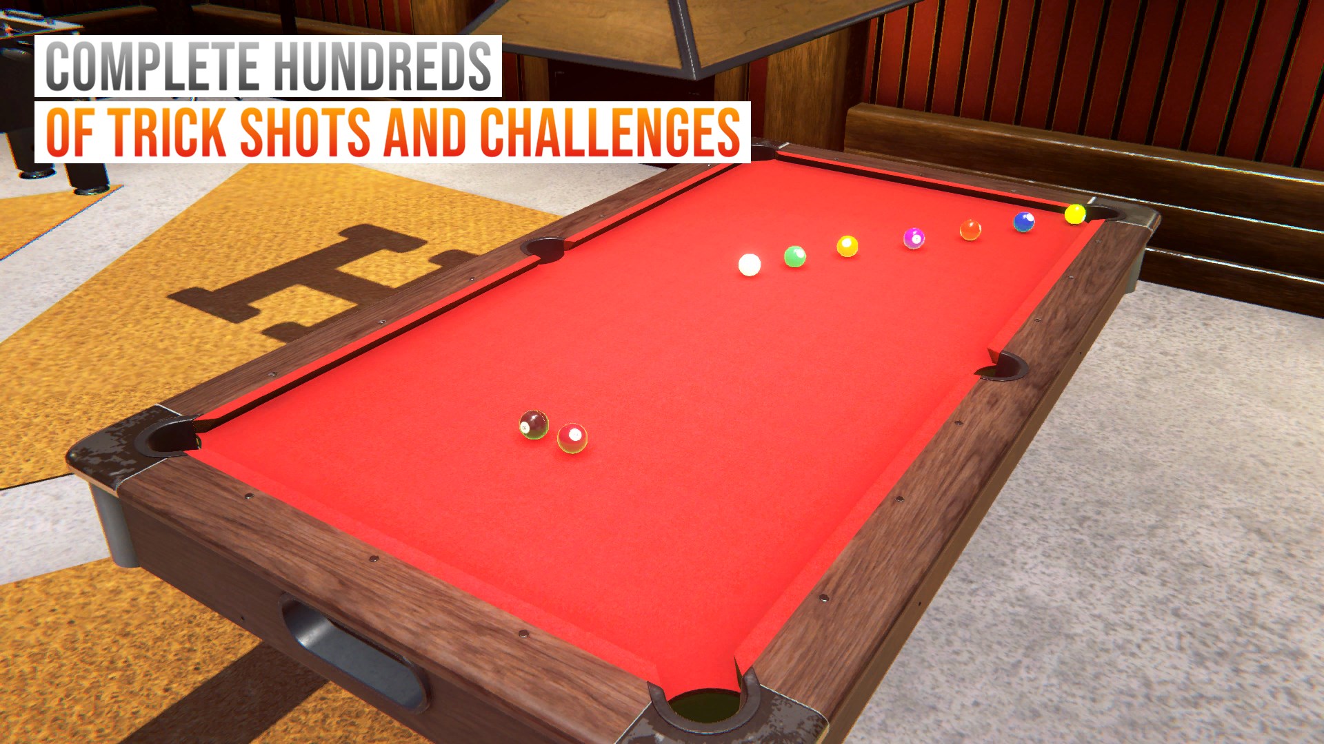 COMPLETE HUNDREDS OF TRICK SHOTS AND CHALLENGES