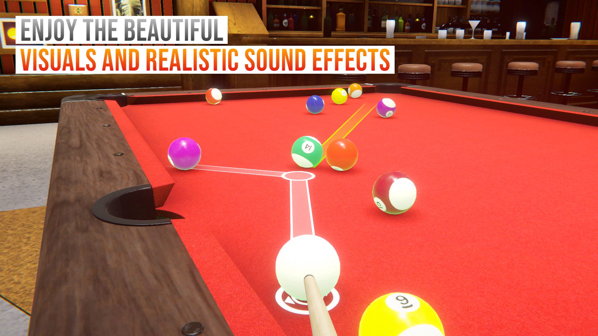 ENJOY THE BEAUTIFUL VISUALS AND REALISTIC SOUND EFFECTS