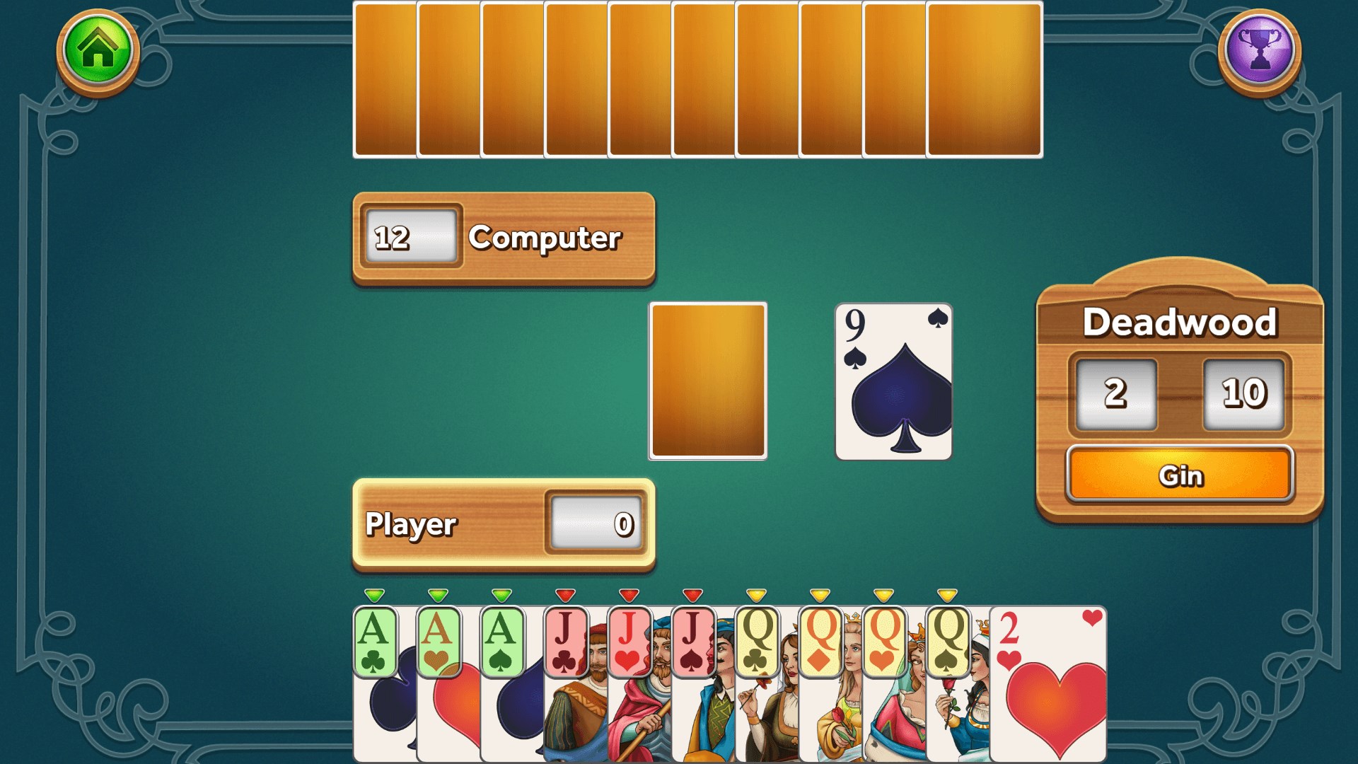 Play Gin Rummy Deluxe!