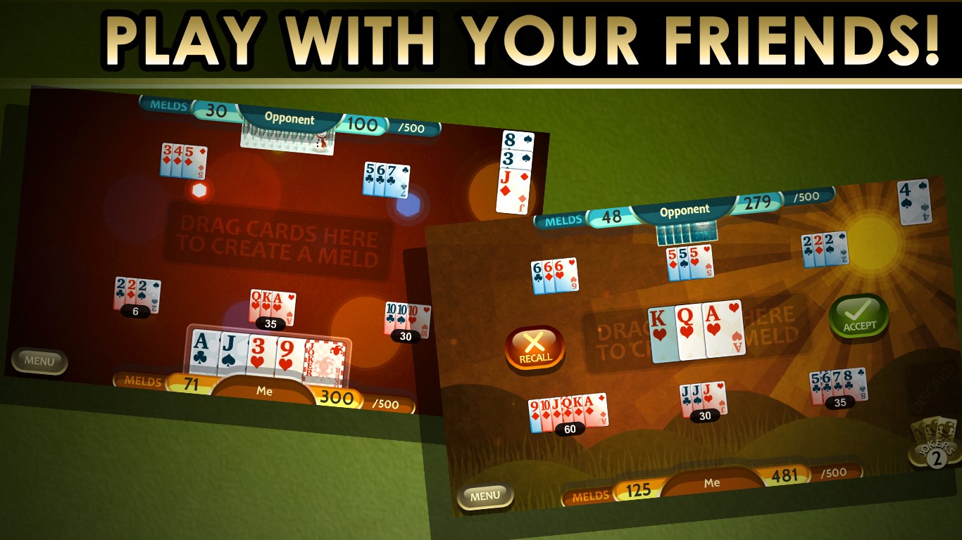 Rummy 500! screenshot 2