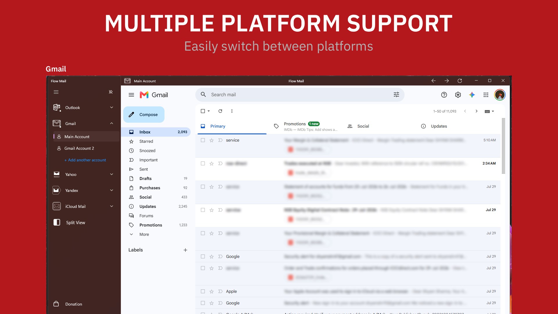 Flow Mail - Email with multi account screenshot 6