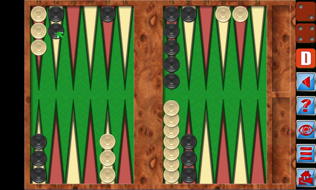 Backgammon V+ screenshot 1