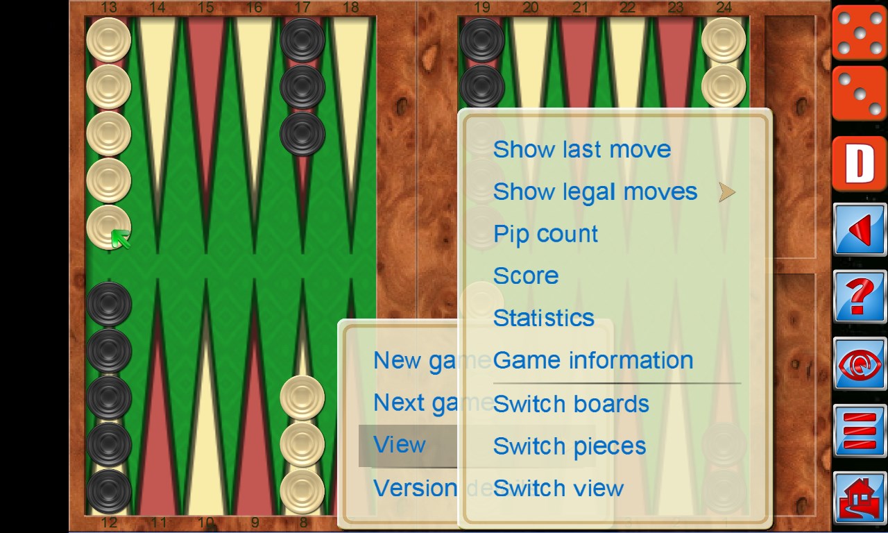 Backgammon V+ screenshot 4