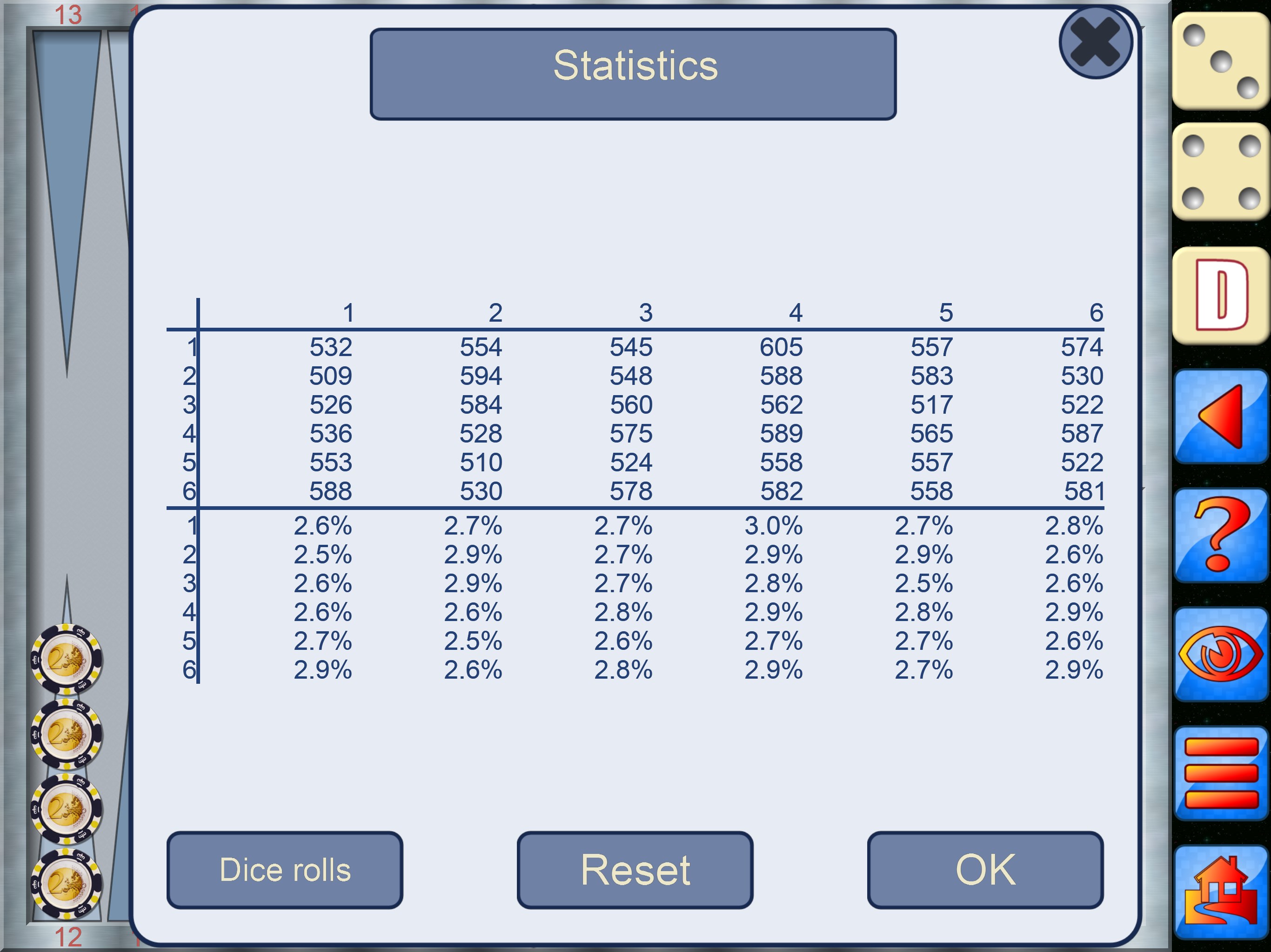 Backgammon V+ screenshot 8