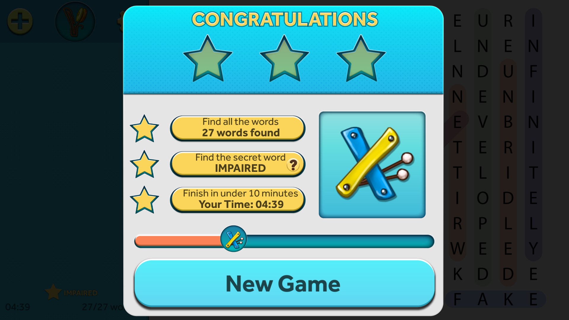 Collect fun characters by earning stars - can you collect the whole alphabet?