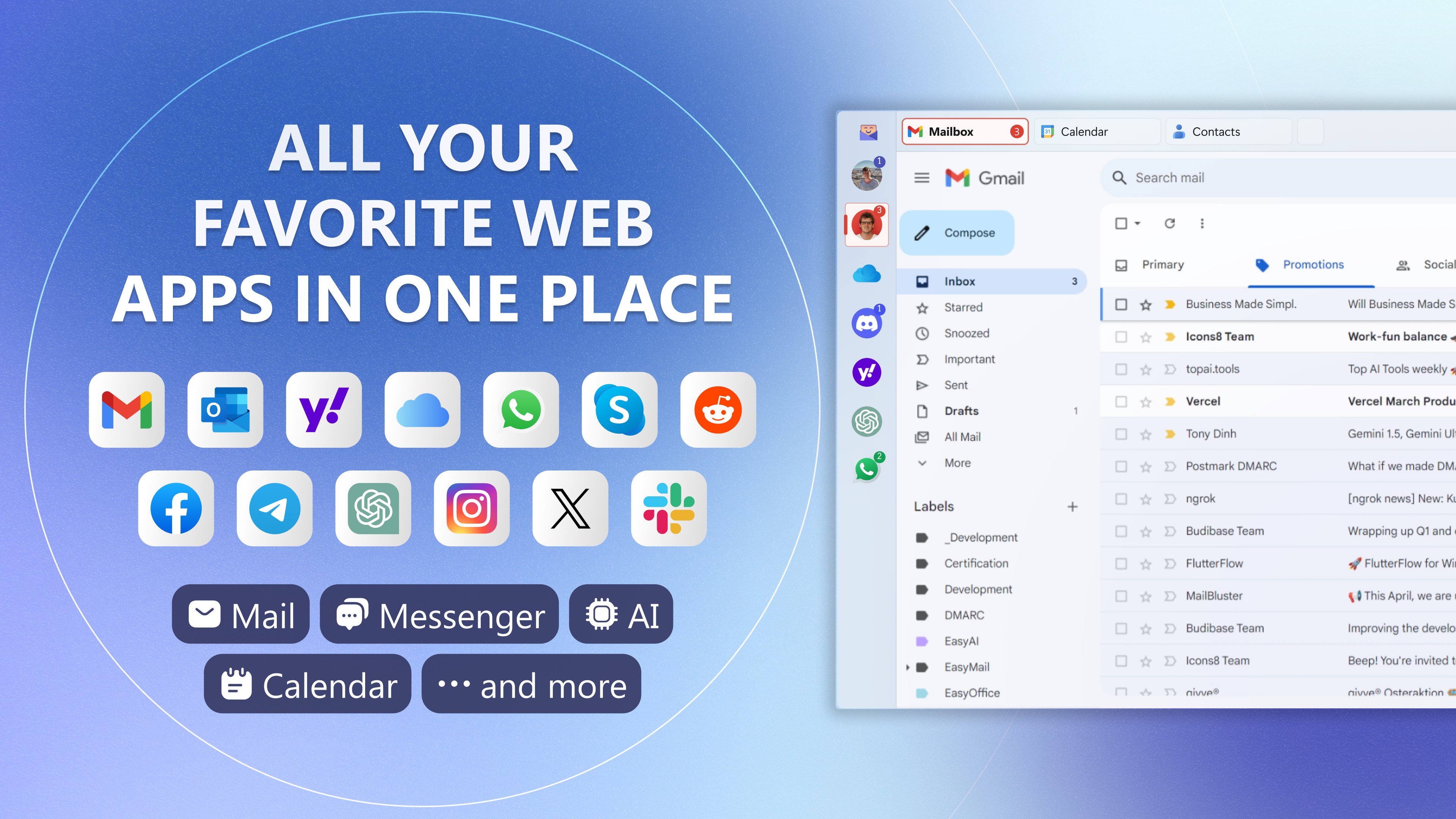 Easy Mail - Email & Messaging and more screenshot 4