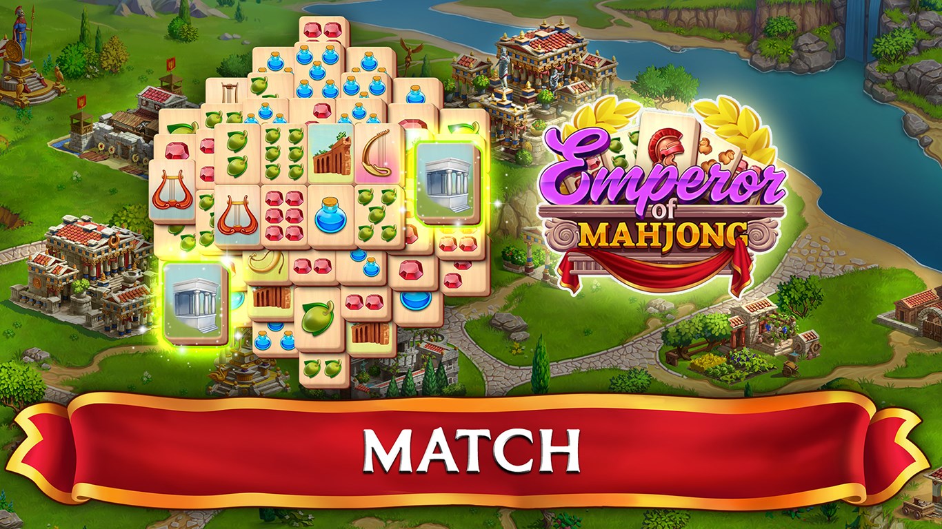 Emperor of Mahjong: Build a city by matching tiles screenshot 3
