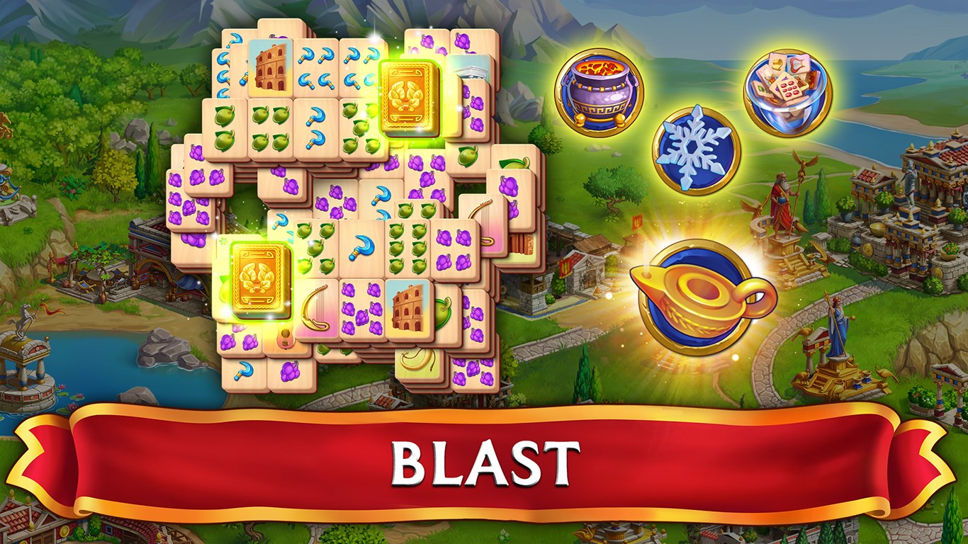 Emperor of Mahjong: Build a city by matching tiles screenshot 5