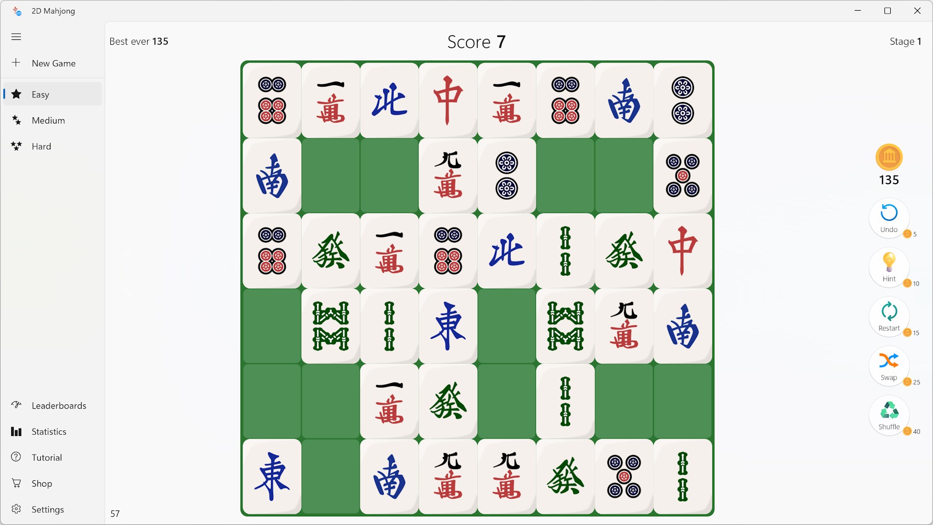 Easy puzzle, 48 tiles