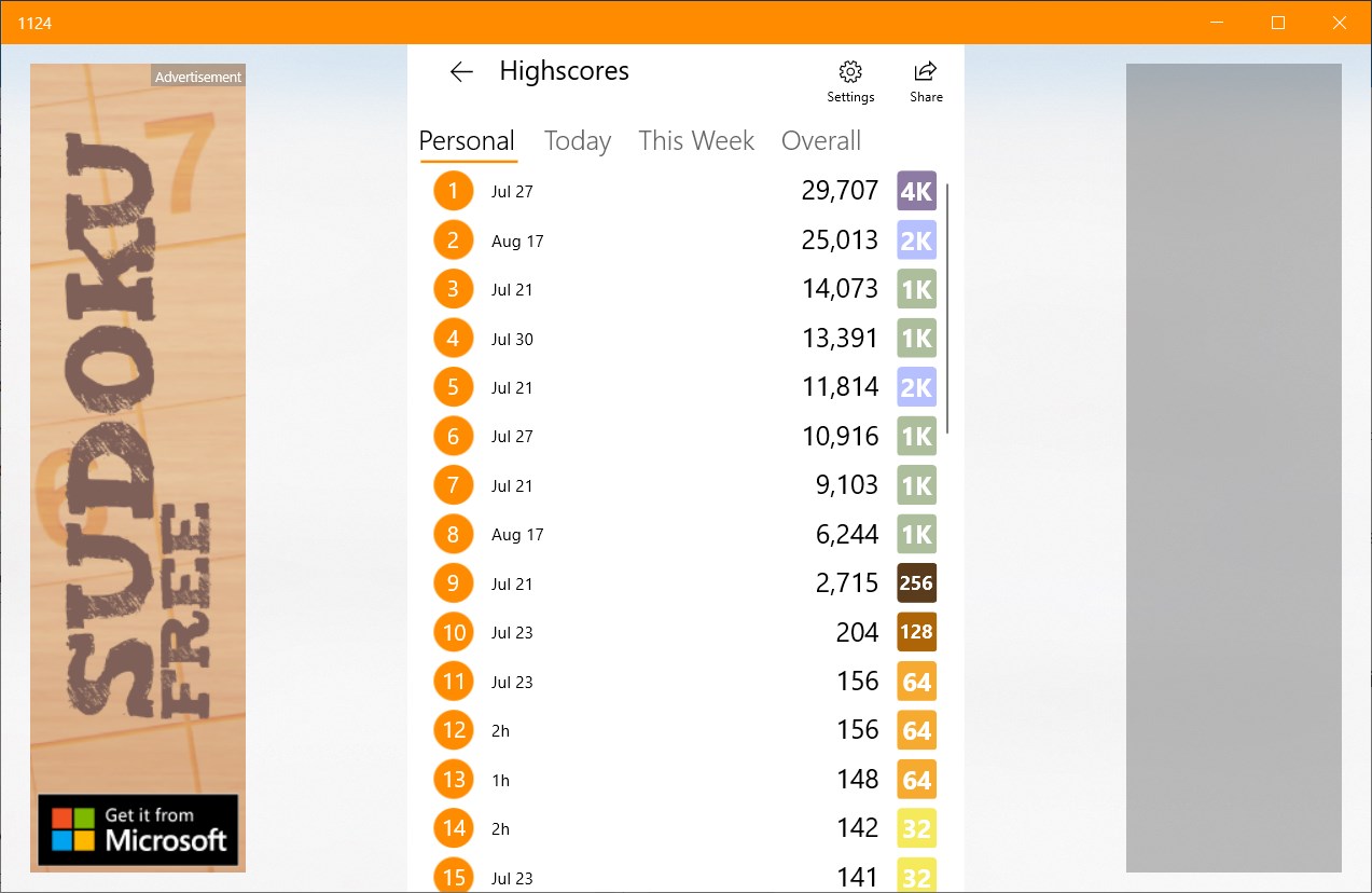 Highscores