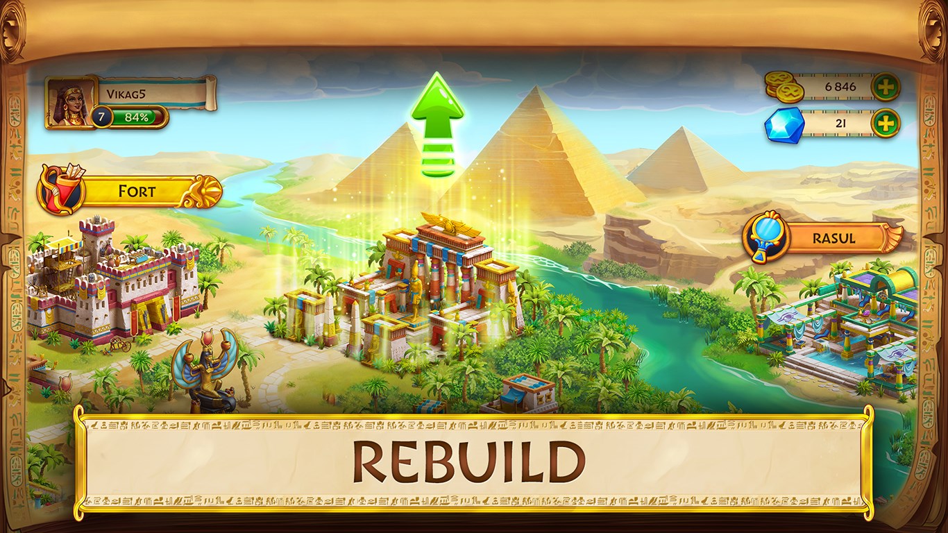 Jewels of Egypt: Match 3 Puzzle Game screenshot 2