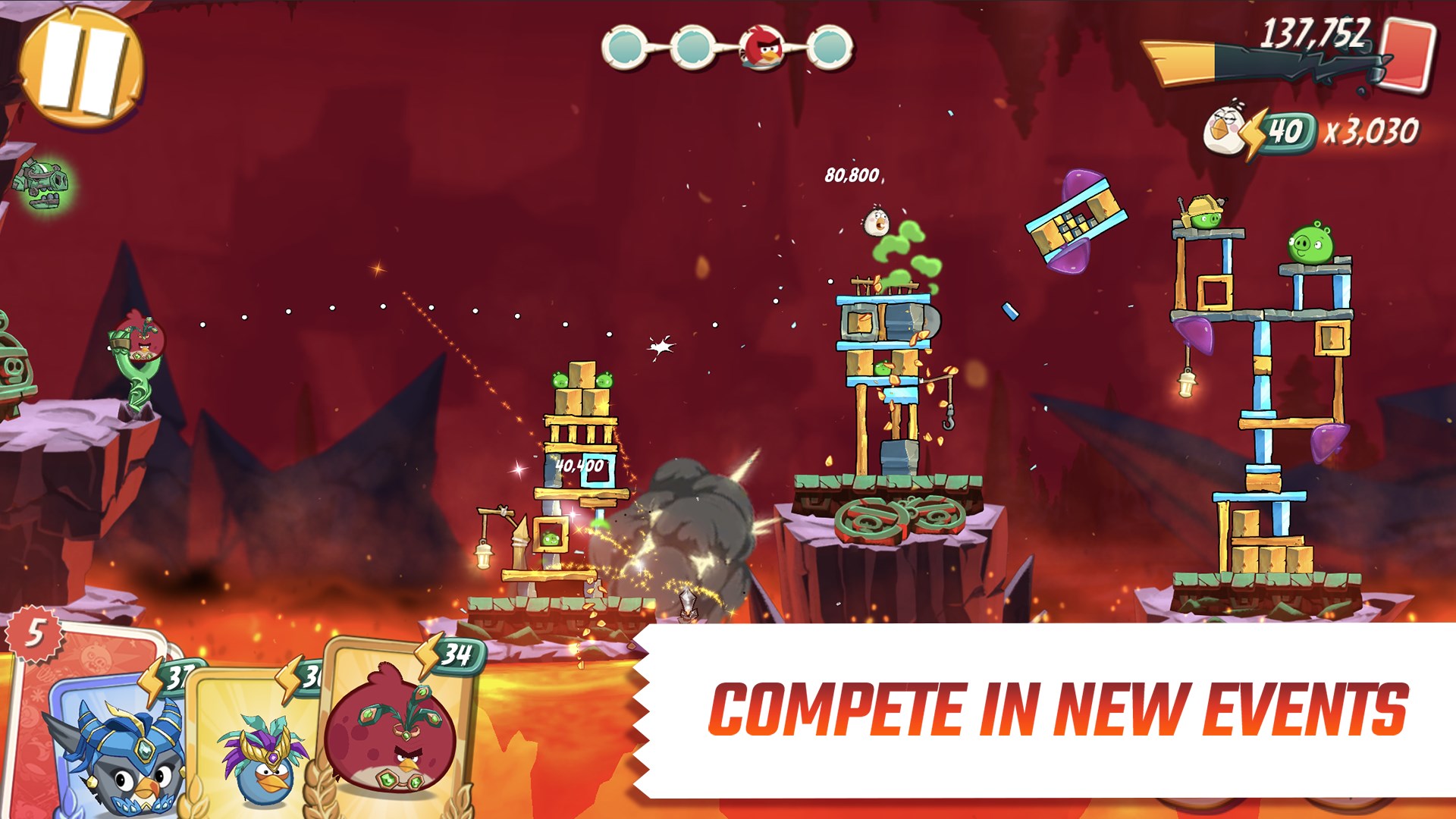 Compete in new events