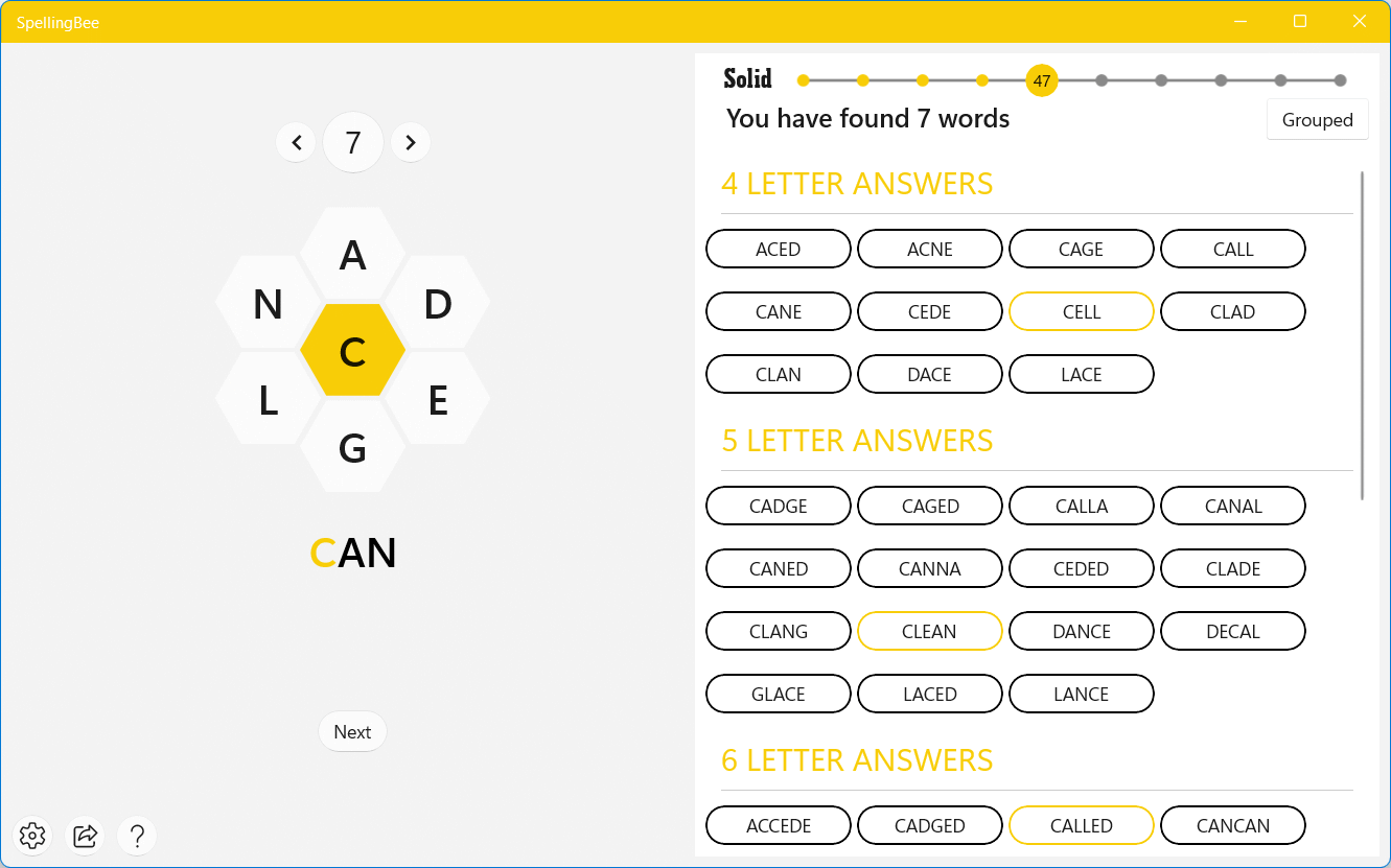 Spelling Bee Free screenshot 3
