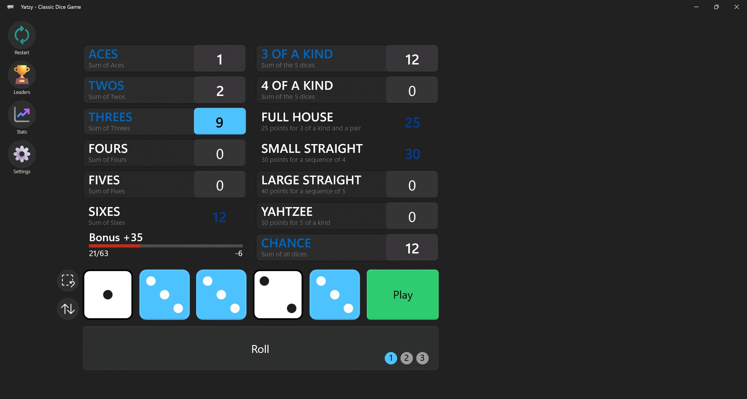Yatzy - Classic Dice Game screenshot 1