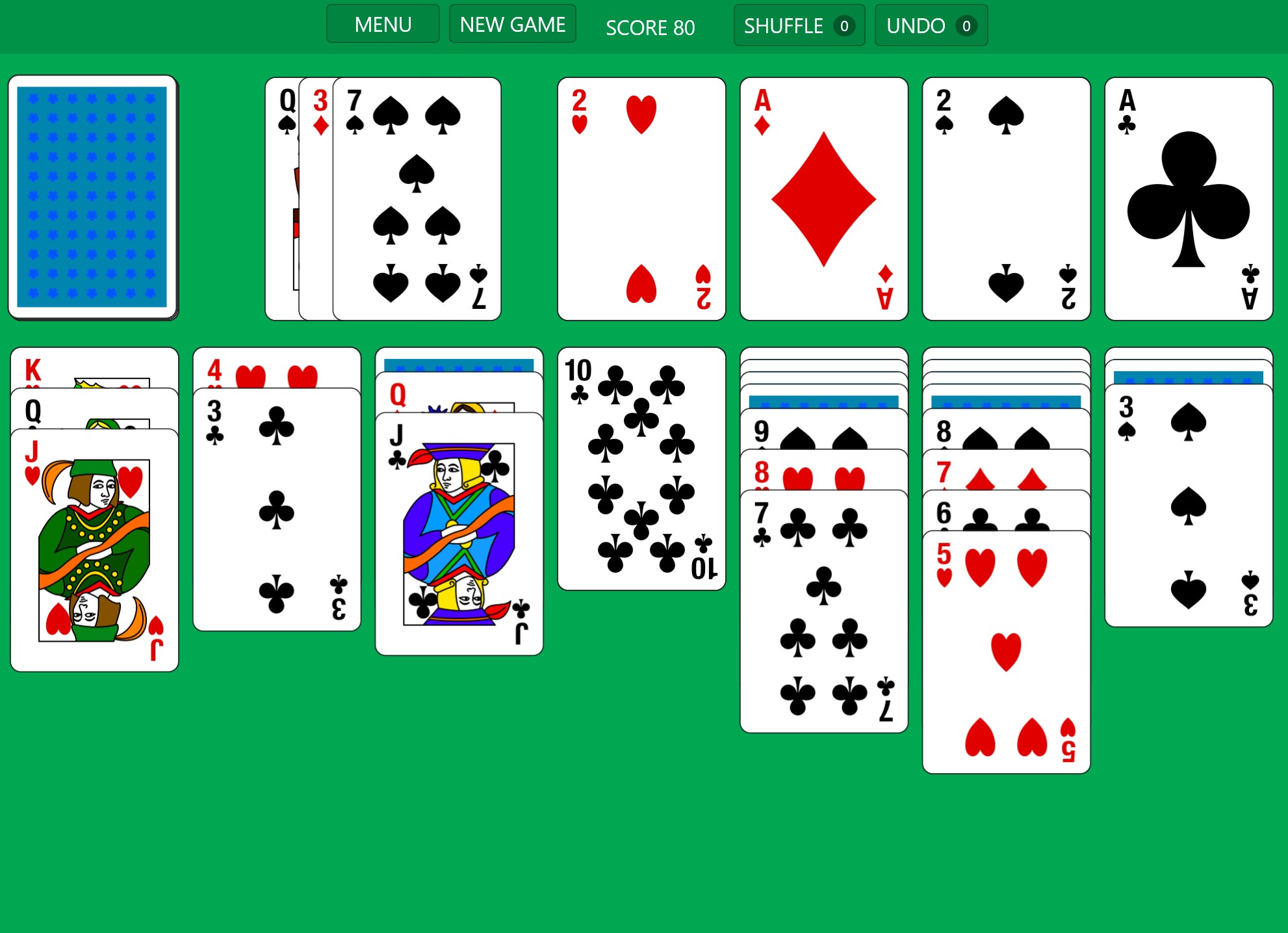 Solitaire '95 screenshot 2