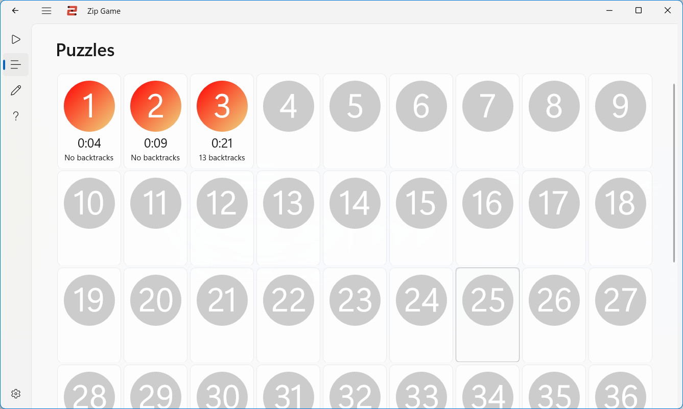 Zip Game screenshot 2