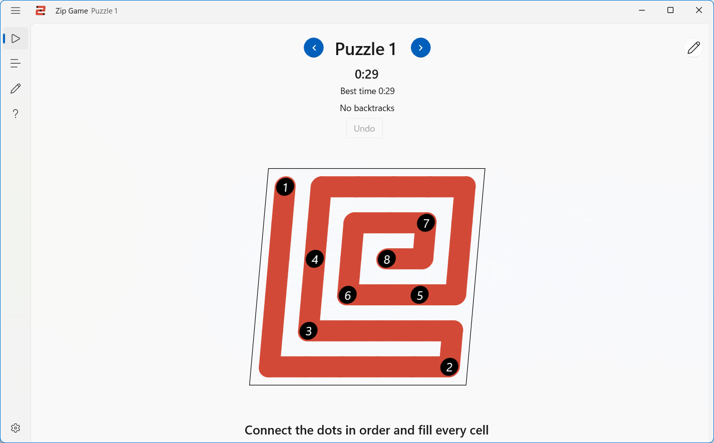 Zip Game screenshot 4