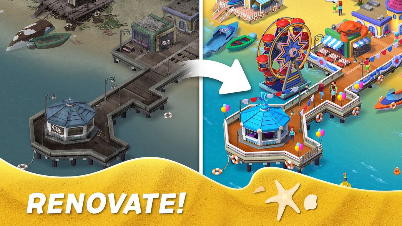 Match Town Makeover: Match-3 screenshot 1