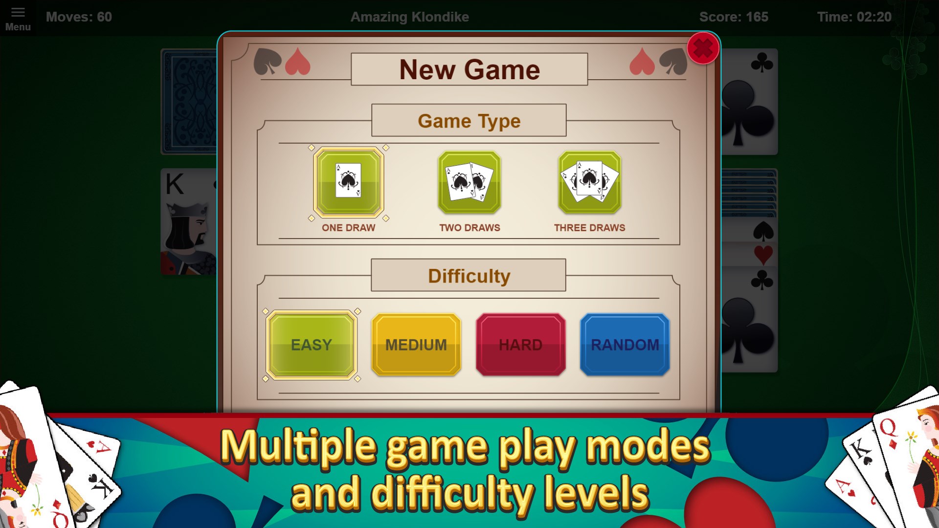 Amazing Klondike Solitaire screenshot 3