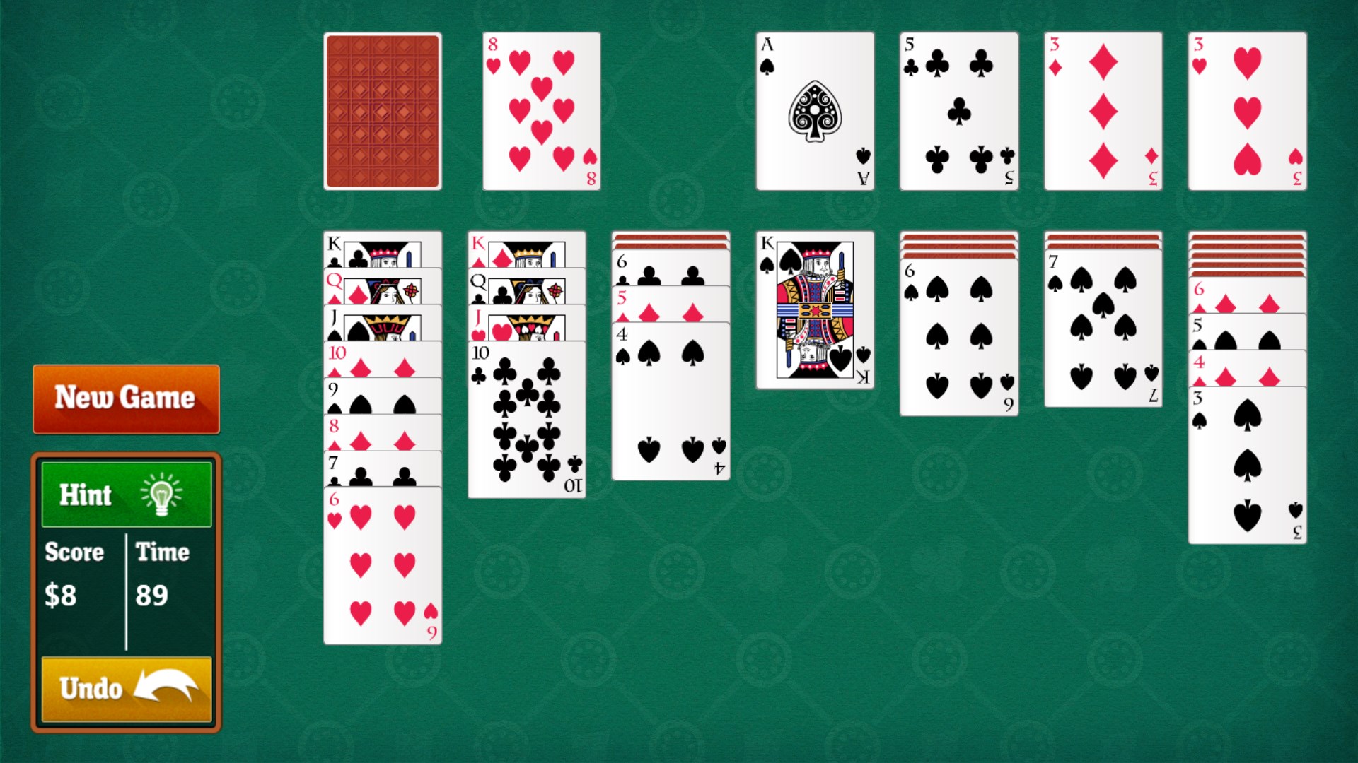 Play Vegas mode with cumulative scoring.