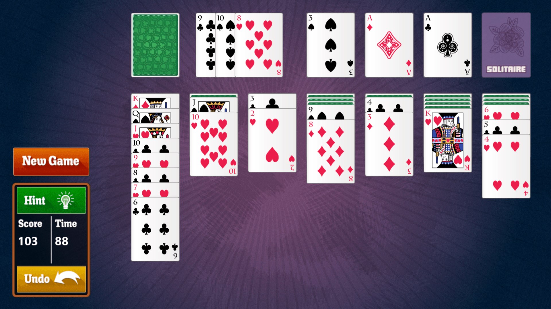 Select between three card and one card draw.