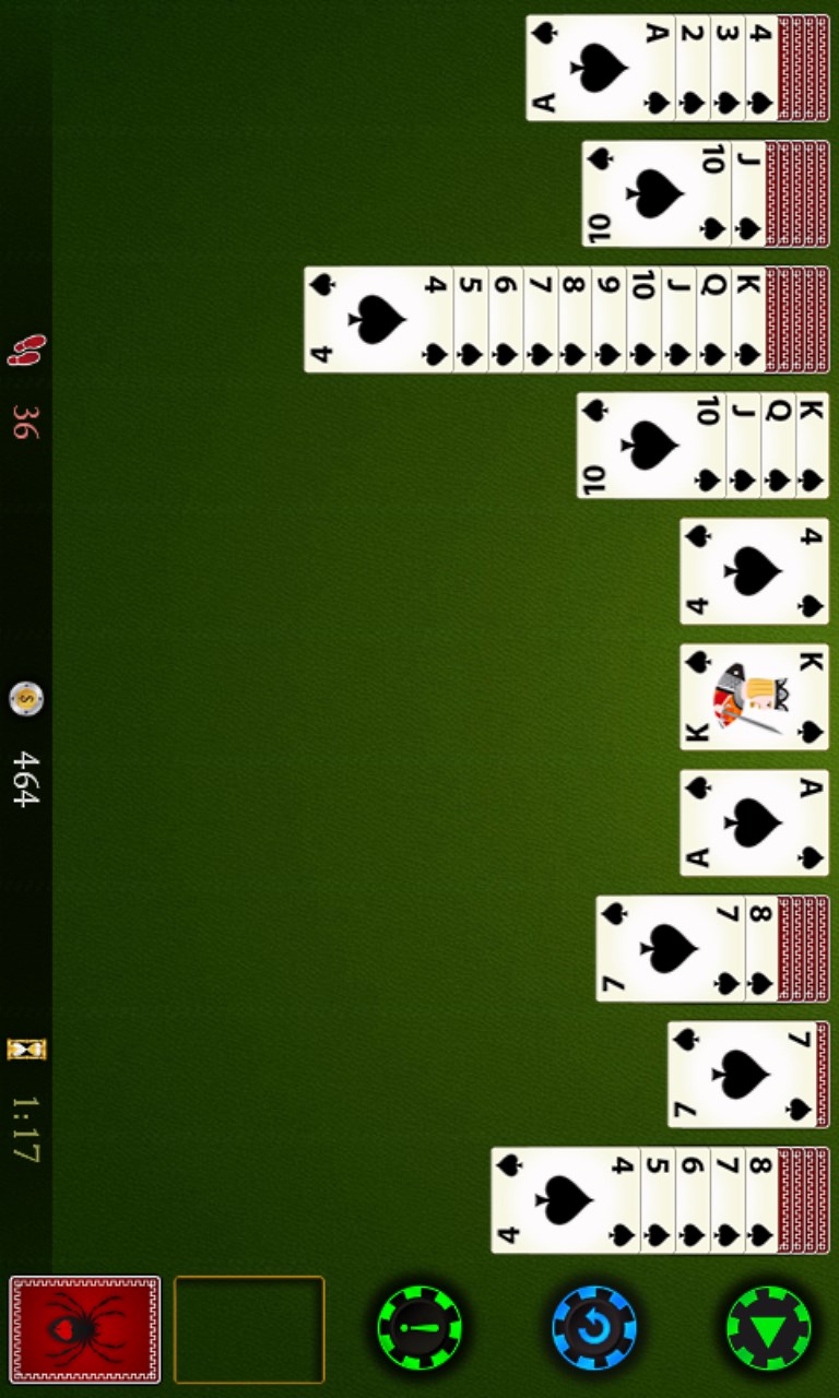 Spider Solitaire HD screenshot 2