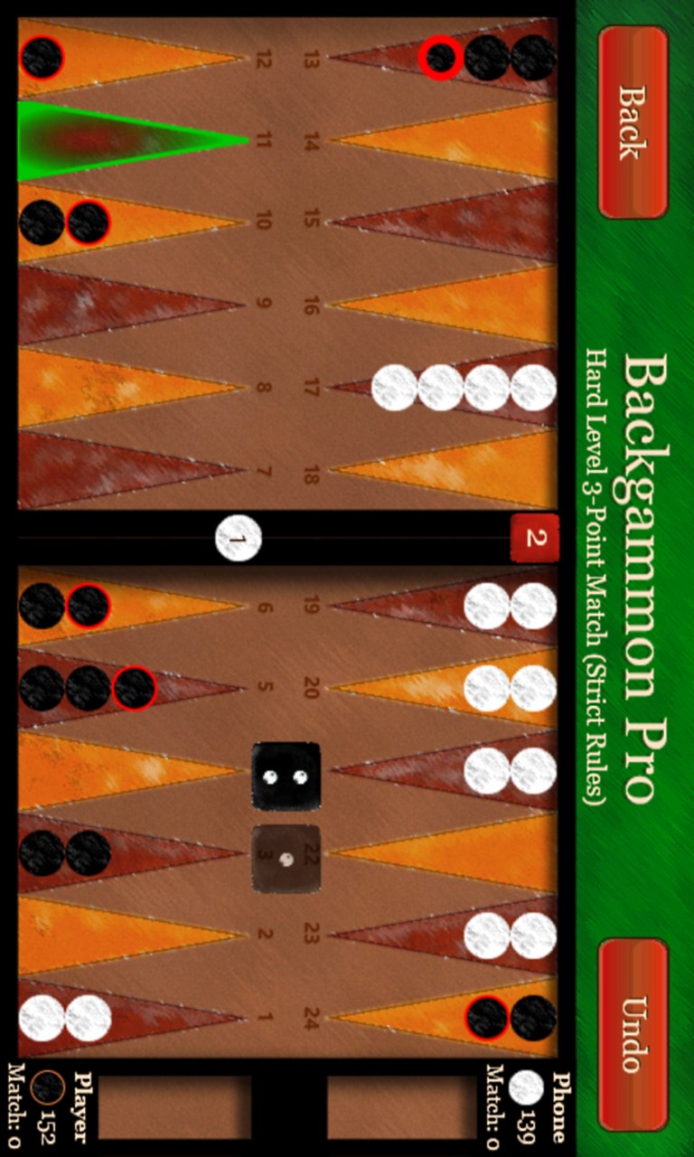 Backgammon Pro screenshot 2