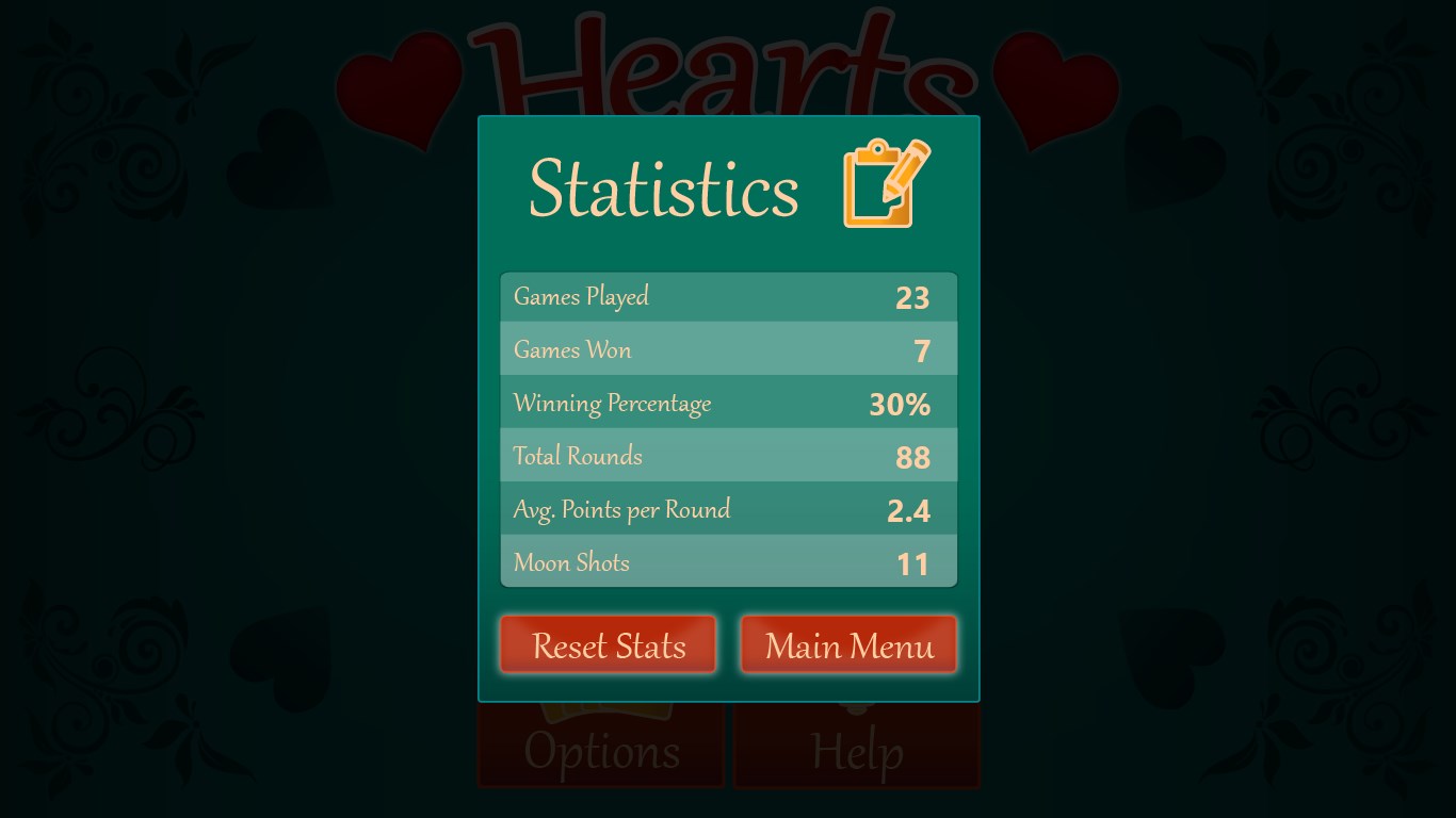 Track your statistics and become a better player.