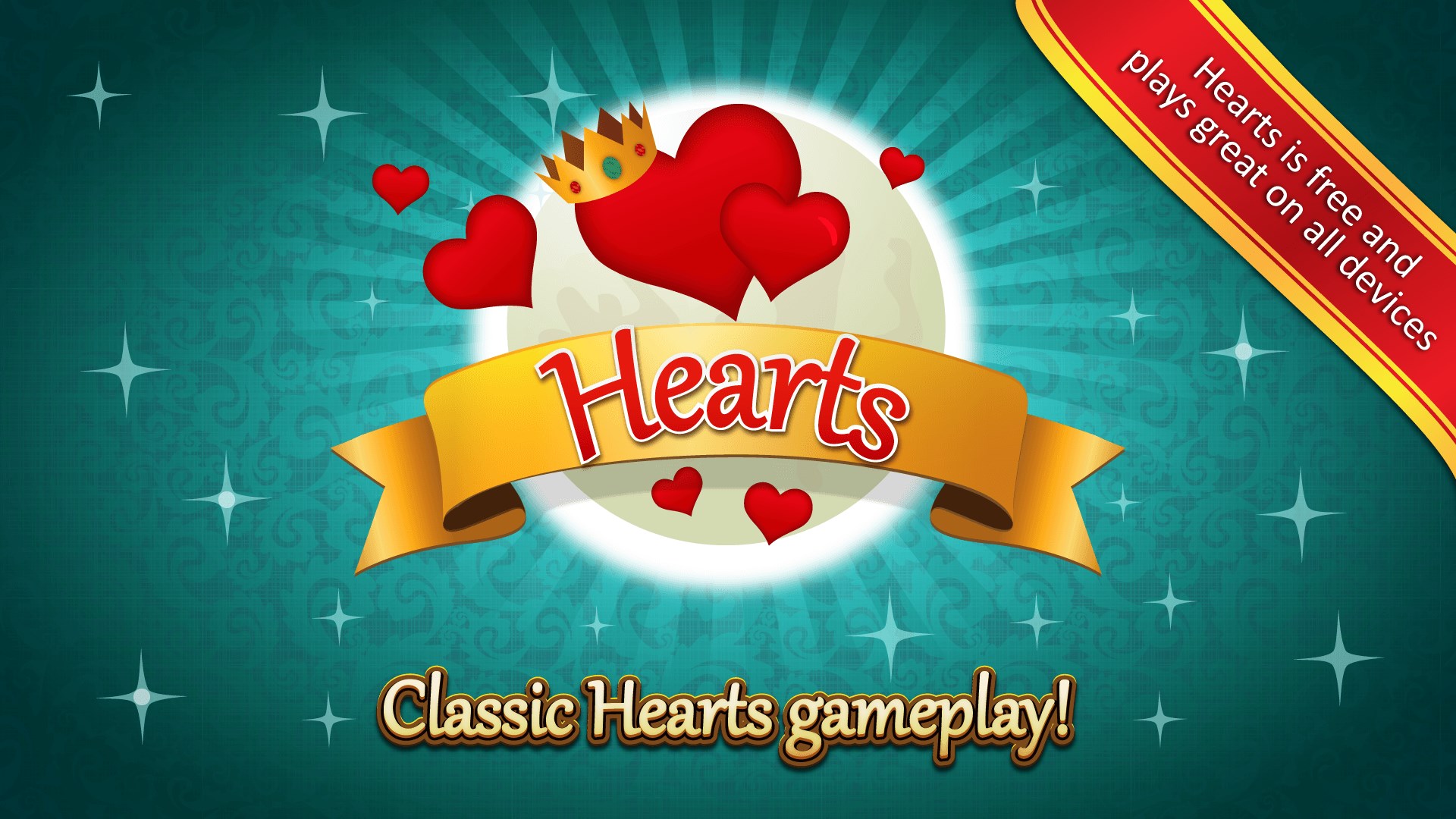 Hearts is free and plays great on all devices.