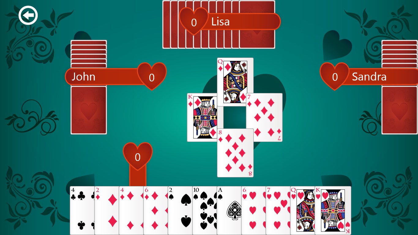 Classic Hearts gameplay!