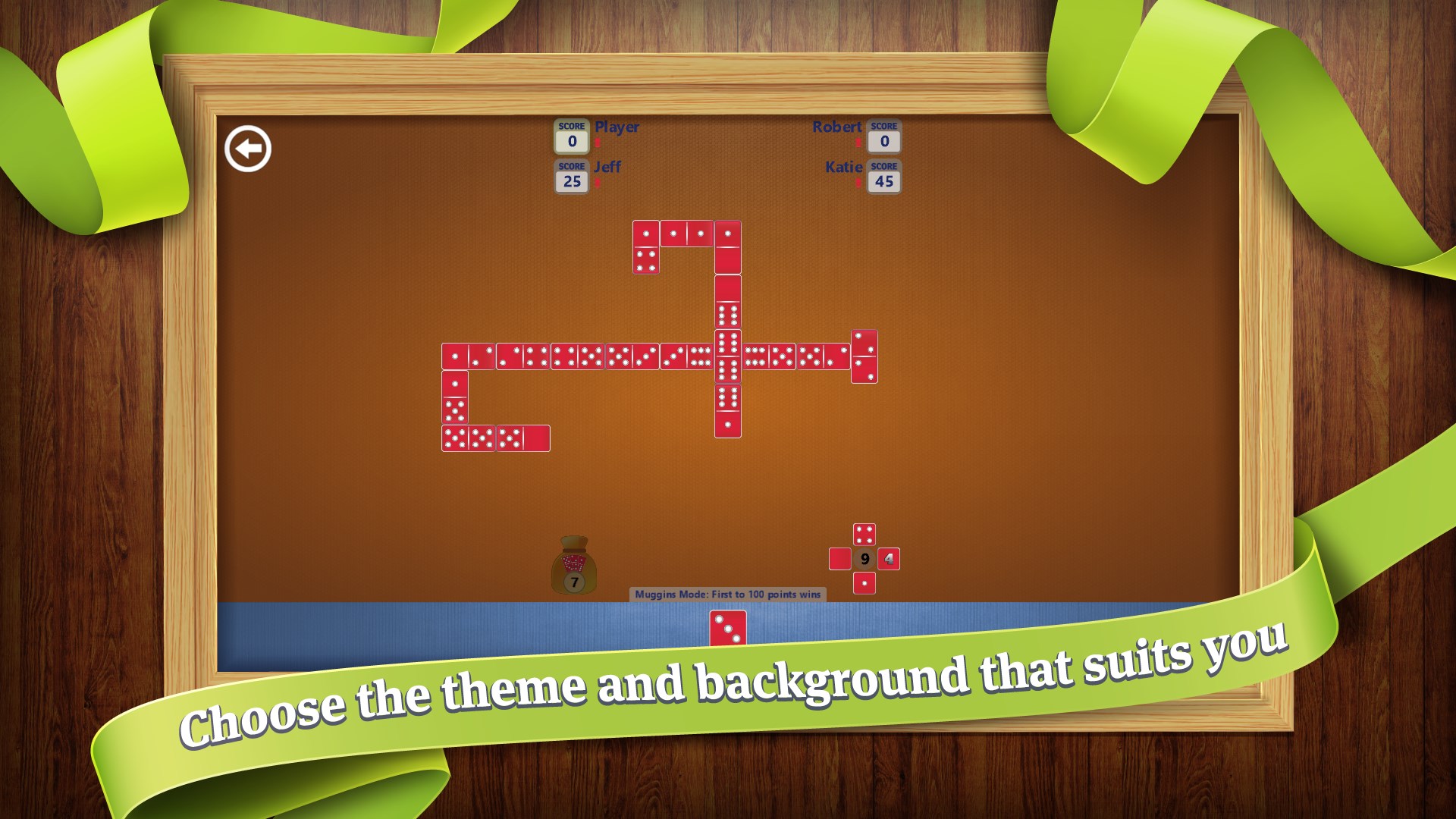 Choose the theme and background that suits you.