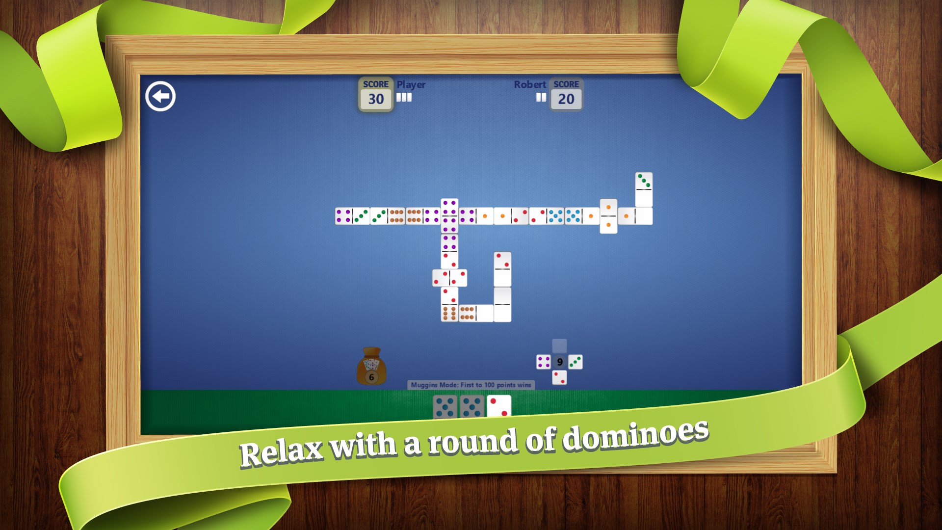 Relax with a round of dominoes.