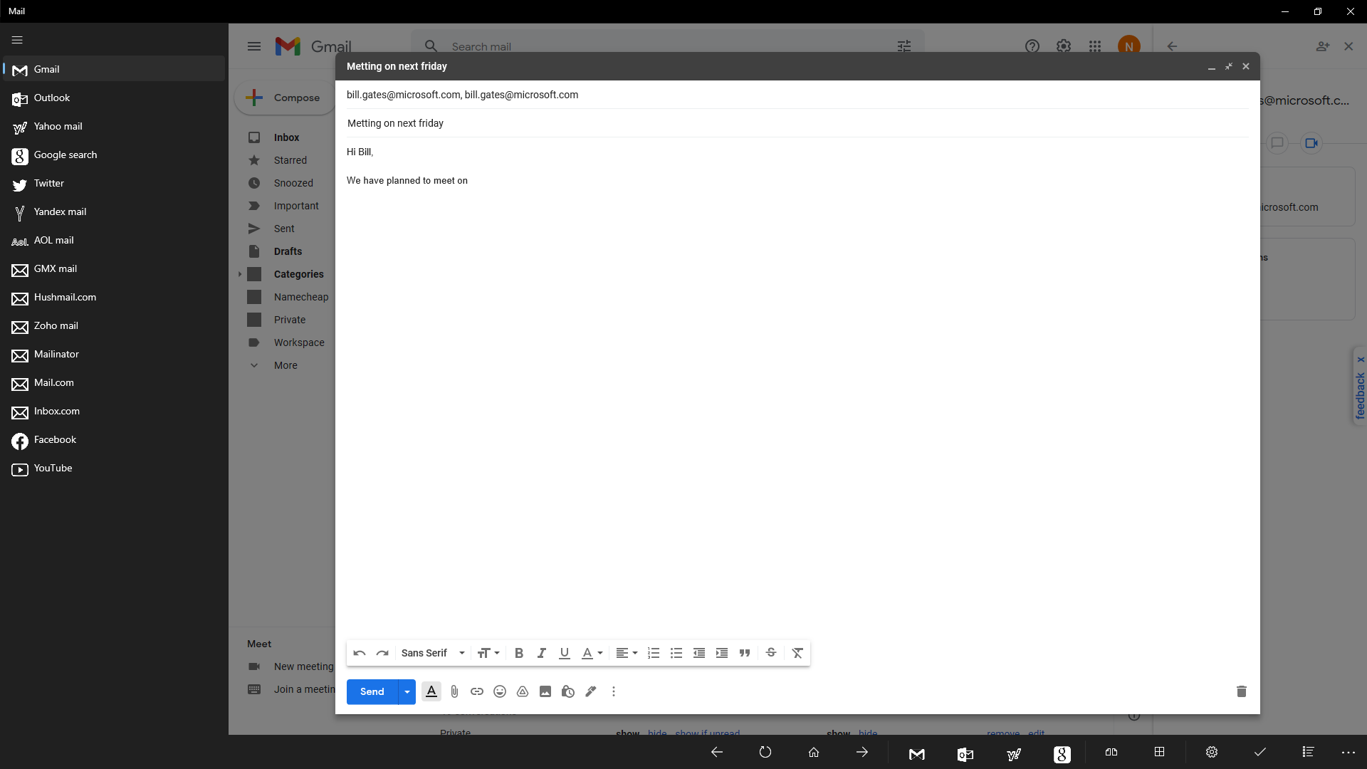 Mail screenshot 20