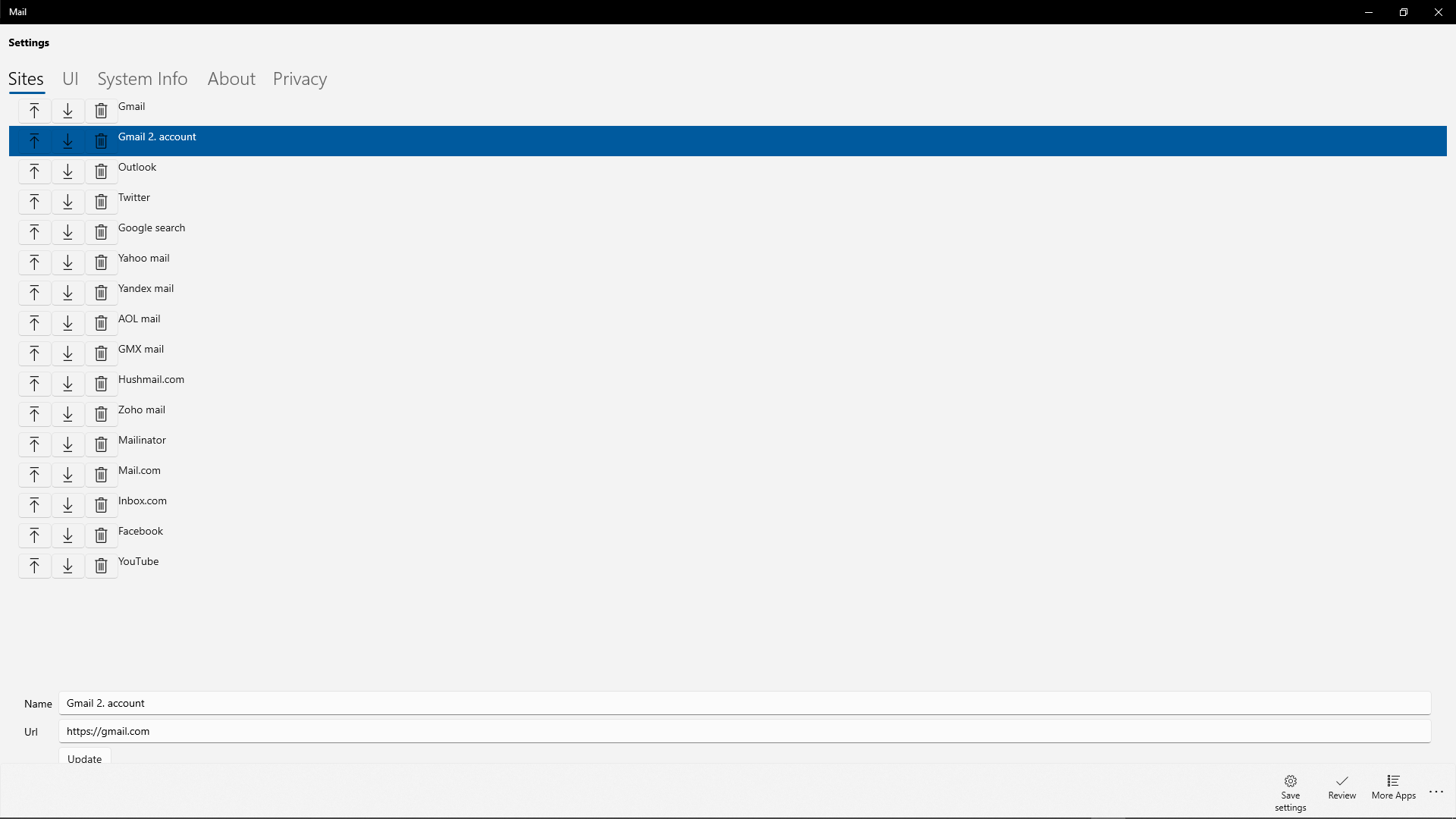 Mail screenshot 25