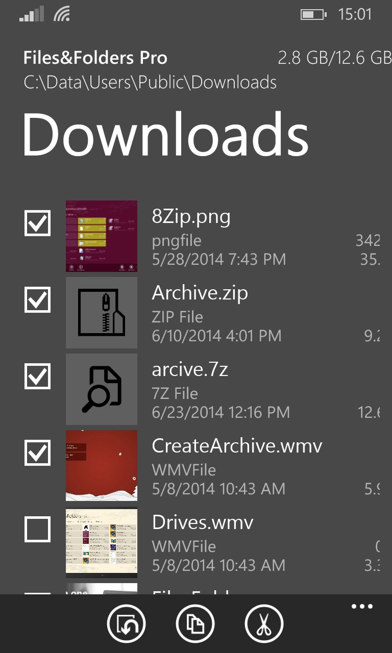 Files&Folders Lite screenshot 2