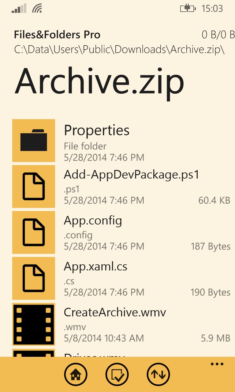 Files&Folders Lite screenshot 3