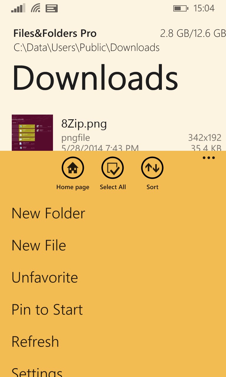 Files&Folders Lite screenshot 4