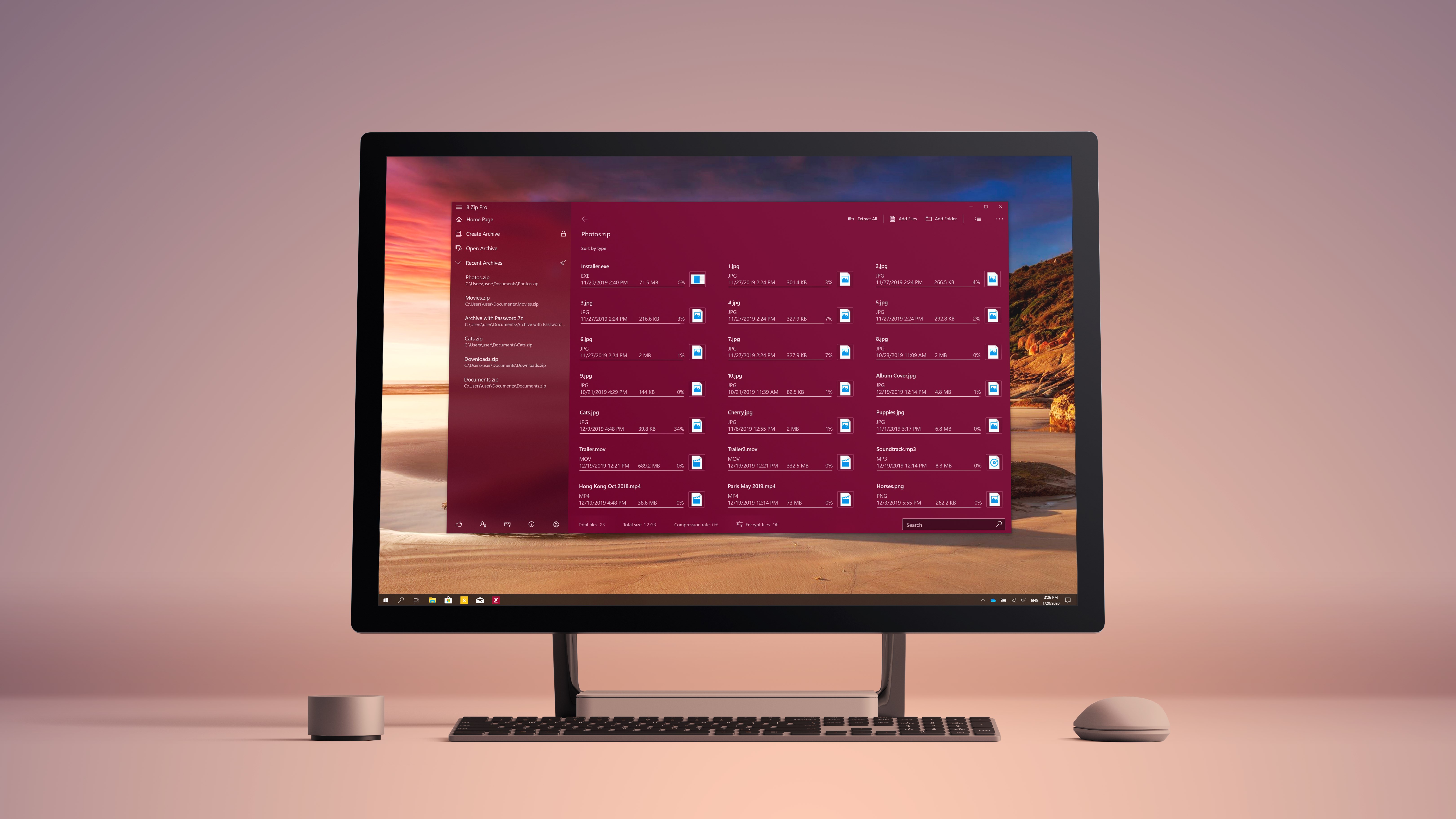 8 Zip - unpack RAR, ZIP, 7z screenshot 3