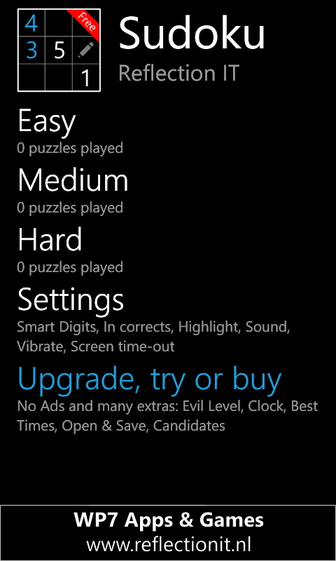 Sudoku Free screenshot 1