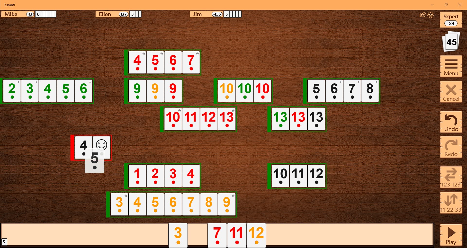 Rummi screenshot 1