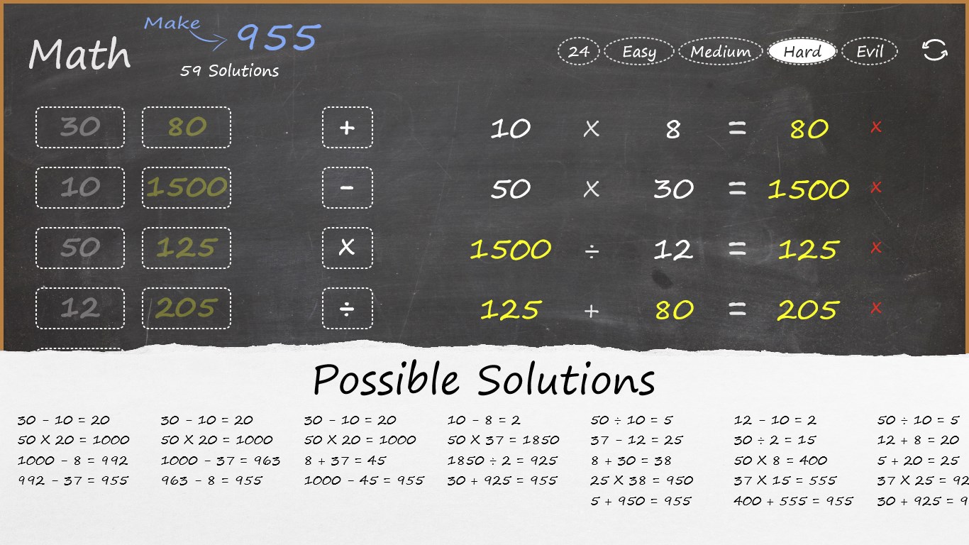 Possible solutions overview