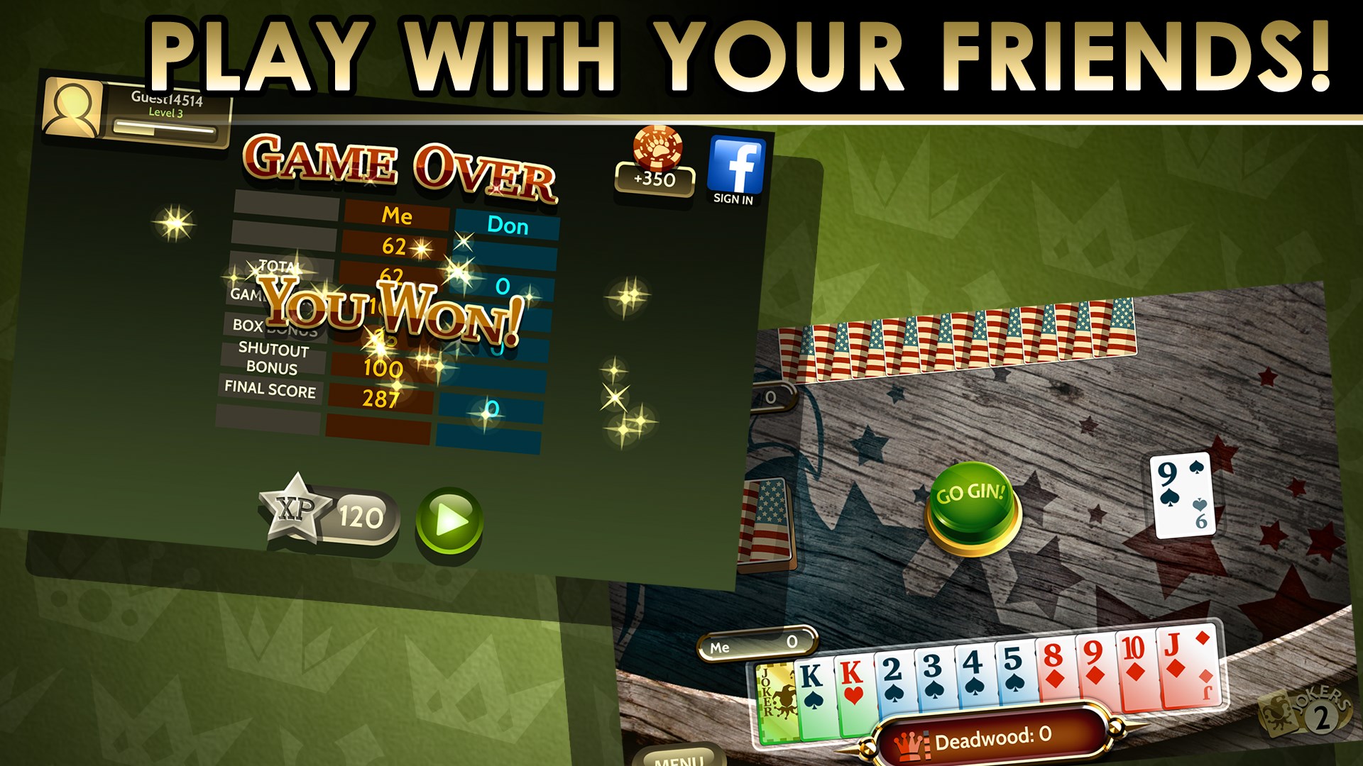 Gin Rummy screenshot 2